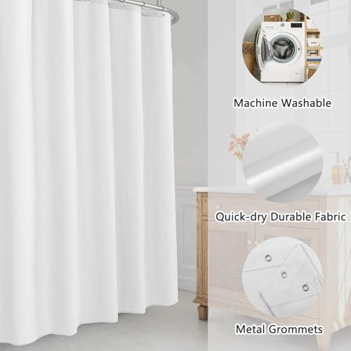 Rideau de douche anti-éclaboussures en polyester à motif moderne