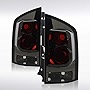 Autozensation Compatible with Nissan Armada 2002-2012, Smoke Lens Tail Lights, L+R Pair Taillight Assembly