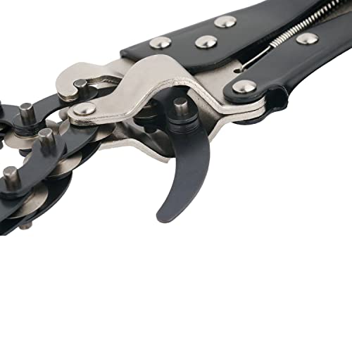 Macwork Tailpipe Cutter，Exhaust Tube Chain Cutter，Features Pipe Cutter Chain/Cutting Wheels，Black #TOP6