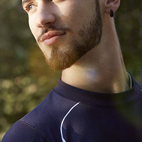 Soowoot 9 Pairs Stainless Steel Stud Huggie Hoop Earrings For Women Mens Black Cross Triangle Dangle Earrings Punk Style Goth Earrings Set #TOP2