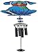 StealStreet SS-G-99953 Wind Chime with Black Coated Gems Dog Hanging Garden Porch Decoration