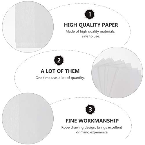 Hemoton 200 Unidades Descartáveis â€‹â€‹De Sacos de Filtro de Chá Saco de Filtro de Vedação Com Cord