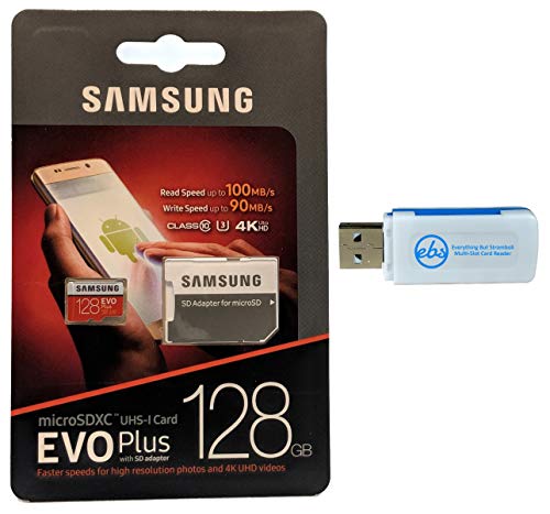 Samsung 128GB Micro SDXC EVO Plus Memory Card with Adapter Works with Samsung