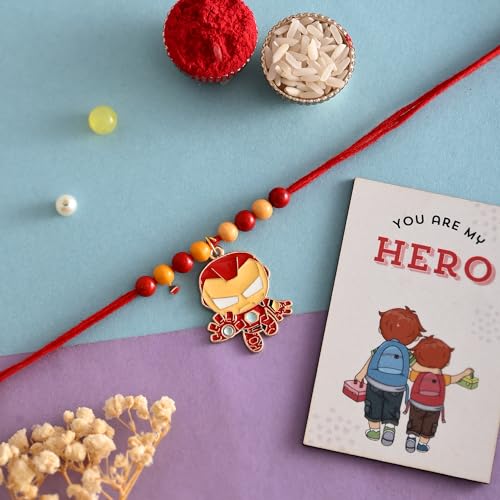 Ascension Kids Rakhis for Girls Boys Raksha Bandhan Bhaiya Rakhi Set Kids Rakhi Childrens Rakhi Kids Cartoon Rakhis Kids Rakhi with You are My Hero Fridge Magnet & Roli Tilak (B0D76PL5YY) Amazon Price History, Amazon Price Tracker