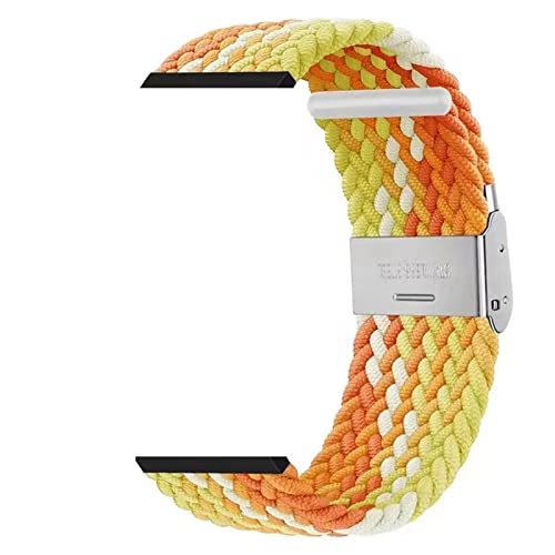 Bande de montre nylon tressé 22mm élastique compatible Garmin Fenix 7 6 5