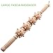 Luxilive Premium Fascia, Cellulite & Muscle Massager Two Stick Set - Wooden Hand Finished Roller Anti Cellulite Sore Muscle Blasting Dimple Remover Relief & Fat Blast