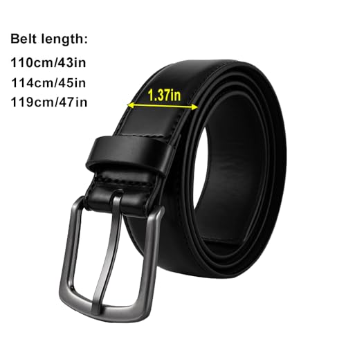 Men’s Daily Wear Belt - Anti-Scratch Buckle & Timeless Style for Jeans4