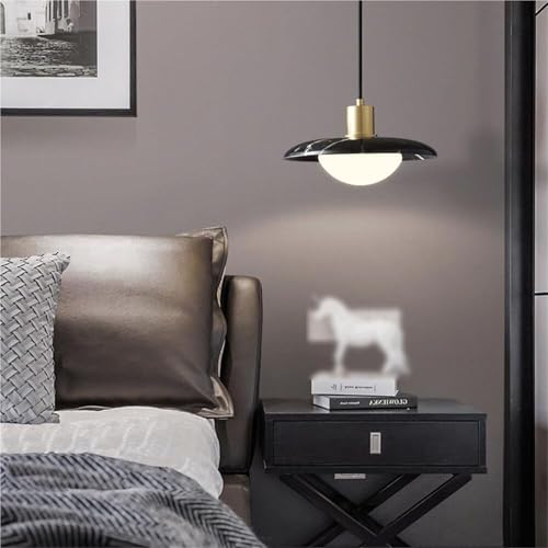 Plafonnier en marbre véritable et douille E27 au design industriel chic - 5