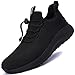 AEHAO Non Slip Shoes for Women Food Service, Waterproof Work Shoes Restaurant or Food Service Sneakers, Breathable, Lightweight Walking Shoes for Kitchen and Restaurant Work Black 9.5