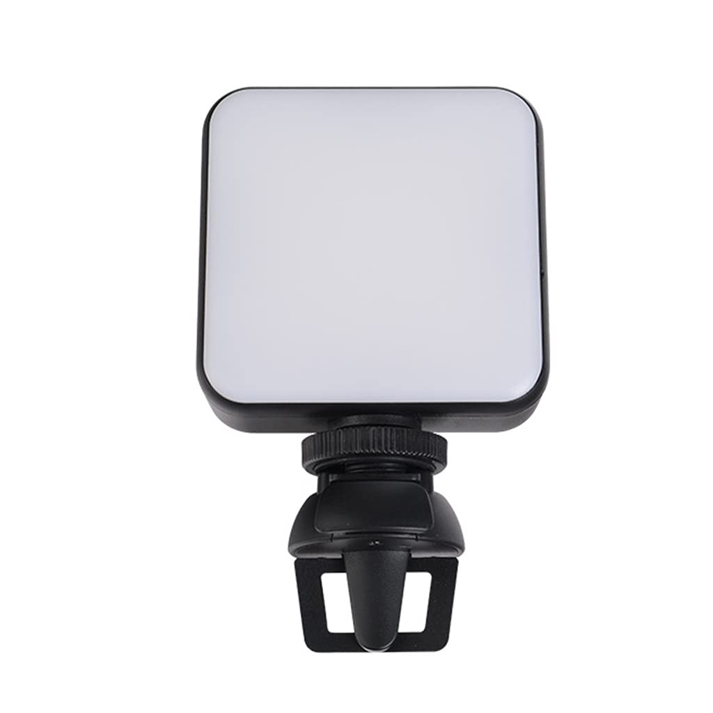 Kit di Illuminazione per Videoconferenza, Luci Video per Computer a Clip, Illuminazione Fotografica Portatile, 2100 mAh Ricaricabile, Lampada da Pannello Dimmerabile 2500-6500K