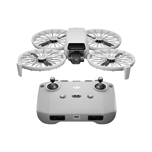 DJI Flip, Drohne mit Kamera 4k Erwachsene, Mini Drohne mit Kamera,