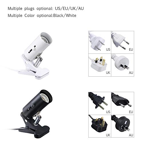 Suporte de luz, Romacci 85-265V 300W UVB Suporte de luz para animais de estimação Braçadeira de fixa