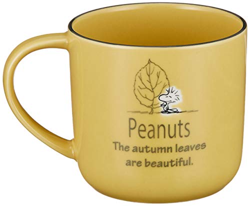 Taza Snoopy Peanuts con Posavasos Amarilla miniatura 2