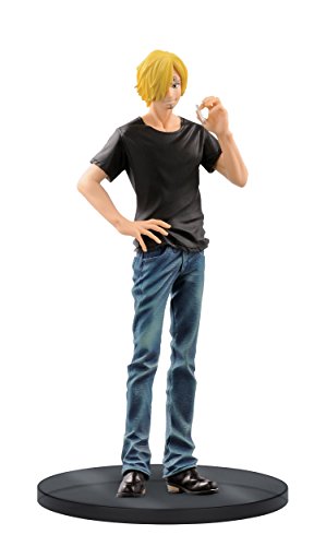 Banpresto One Piece 6.7-Inch Sanji Figure A (Blue Jeans), Jeans Freak Series Volume 8