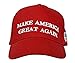 Besti MAGA Hat Make America Great Again Donald Trump Slogan with USA Flag Cap Adjustable Baseball Hat Red