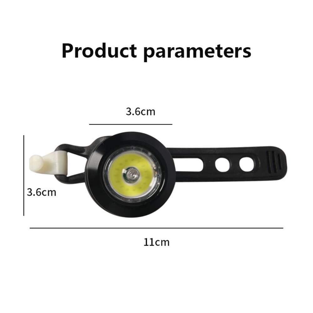 Luces para Bicicleta con Carga USB, Luces traseras, Luces LED para Bicicleta de montaña, Luces de Advertencia para Correr de Noche, Accesorios de Ciclismo