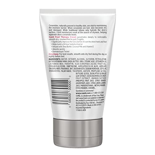 Curel B00512T5FI Foot Therapy Cream, 3.5 Oz Soothing Lotion thumb #10
