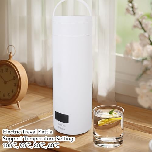 Tetera eléctrica portátil Zopsc 500ml 300W ajustable miniatura 3