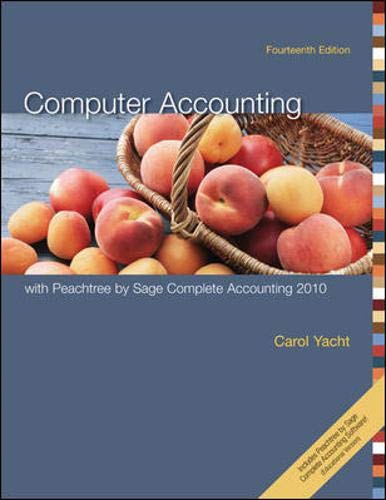 Computer Accounting with Peachtree by Sage Complete Accounting 2010