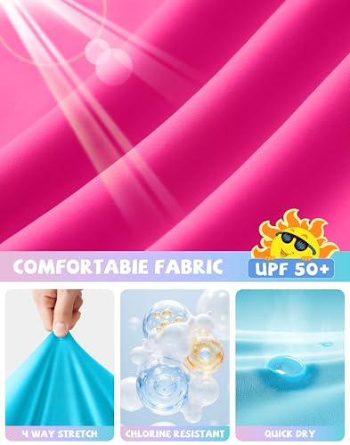 Image of G Gradual Girl's One Piece Swimsuits Racerback Kids Bathing Suit | for Girls 7-16Y, Fully lined for no see-through, Wider straps, UPF 50+, Modest coverage, Swimwear for Swim Team, Beach, Pool