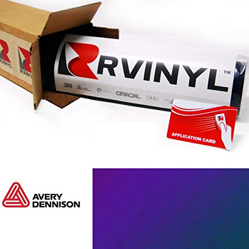 Avery Dennison SW900 673-S ColorFlow Satin Rushing Riptide Supreme Wrapping Film Vinyl Vehicle Car Wrap Sheet Roll - (36" x 60" w/Application Card)