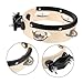 Levemolo Beginner Tambourine Drum Clamp Hand Bell Percussion Instrument Design for Drum Sound for Musical Education and