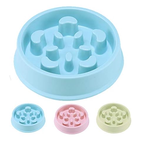 Slow Feeding Dog Feeder,Slow Feeding Dog Bowl,Slow Feeding Bowl for Small Medium Dogs & Pets,Non Slip Dog Bowl (Blue) Cover
