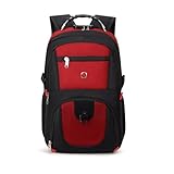 Mochila Reforçada Notebook Viagem Trabalho Escola Unissex Style (Vermelha)