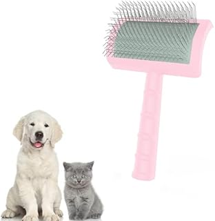 Extra Long Pin Slicker Brush for Large Dog Matted Hair, Grooming Wire Brush for Pets Shedding Mats, Cats Deshedding and lo...