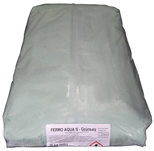 Preisvergleich Produktbild 25kg Eisenvitriol (Grünsalz, Eisen2sulfat-Heptahydrat), techn. Qualität