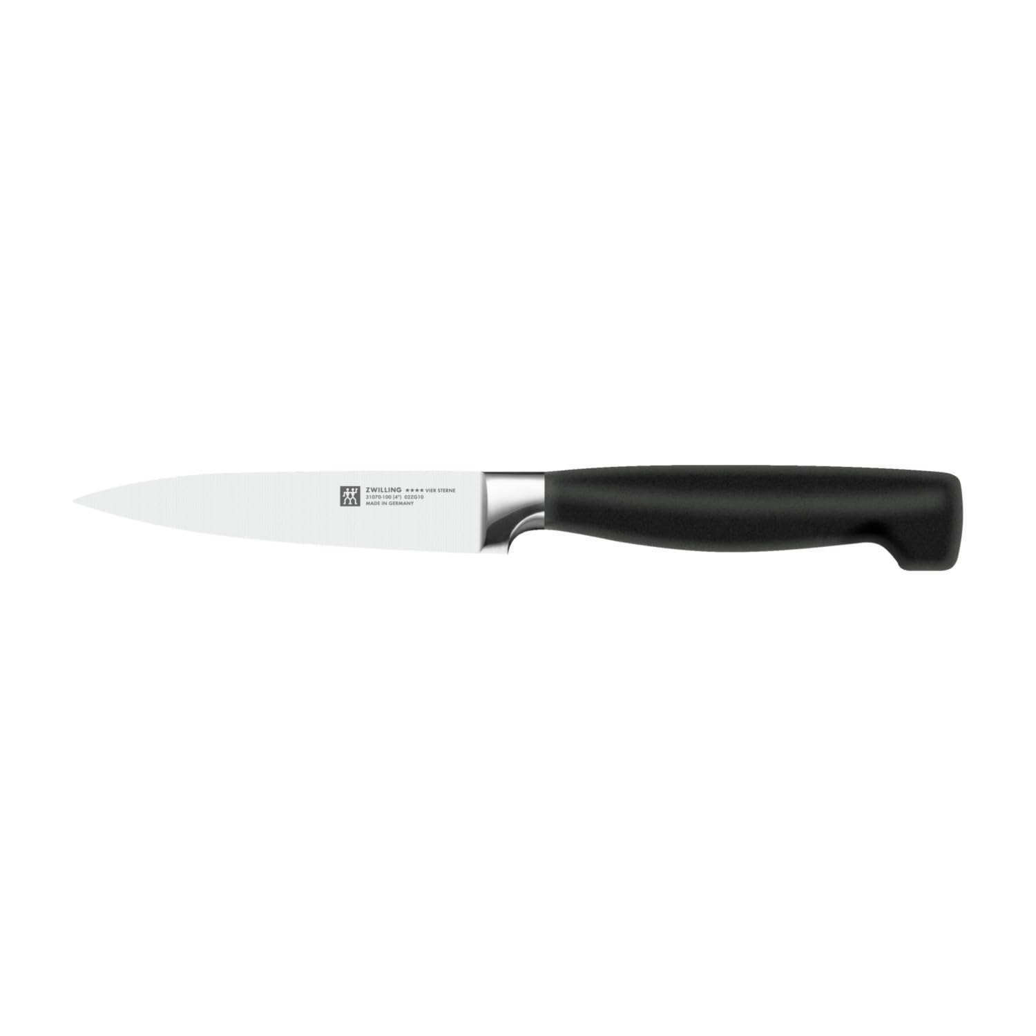 ZWILLING Four Stars Set de couteaux inox 3 pièces, acier spécial inoxydable, noir, Made in Germany