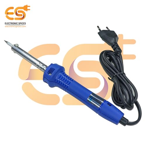 Image of Electronic Spices 240V 30Watt Soldering Iron With Copper Tip (Blue & Black)