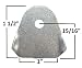 Bryke Racing Body Tabs 10 Pack 1/4" Hole Gussets Tab IMCA Off Road Fabrication Gussetts