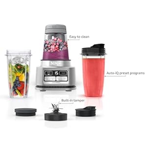 Ninja Blenders for Kitchen | Smoothie Blender, Mixer, Grinder - Premium Blending Performance for Sauces, Frozen Drinks, and More | 1200 Peak Watt Motor | SS101 Foodi Personal Smoothie Maker Ninja Blenders for Kitchen Smoothie Blender Mixer Grinder Premium Blending Performance for Sauces Frozen Drinks and More 1200 Peak Watt Motor SS101 Foodi Personal Smoothie Maker