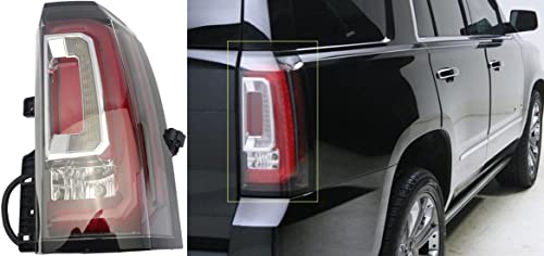 Misioek Tail Lights Assembly With Gmc Yukon/Yukon Xl 2015 2016 2017 2018 2019 2020 Right Passenger Side 23380460, 84536243 Gm2801268 #TOP9