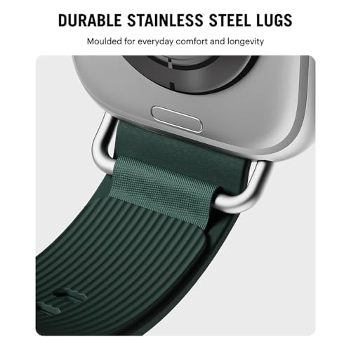 Image of DailyObjects Ellipse Leather Watch Strap Compatible with Apple Watch Series11 /10 46mm|Ultra 3 /2 and Ultra-49mm |9 /8 /7 (45mm) - Watch Not Included