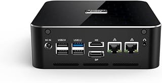 BD Electrics AMD Ryzen 5 PRO 6650U Mini PC Windows 11 Pro 32/64GB 4800MHz DDR5 RAM 1/2TB NVMe SSD 4K 8K HDMI DP Type-C Thunderbolt 2.5GbE Dual-LAN WIFI 6 Bluetooth 5.2 SATA VESA (64GB RAM 2TB NVMe)