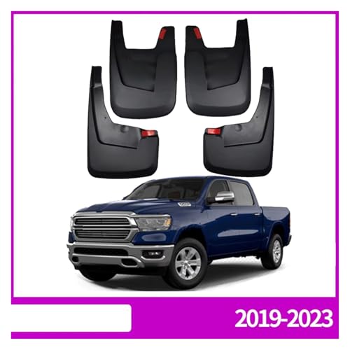 Guardabarros coche Dodge Ram 1500 2019-2023 para ruedas delanteras y traseras 3