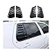 Rear Side Window Louver Shutter Trim Cover Compatible with Volkswagen VW Golf MK 4 MK4 IV Golf4 1997-2006 GFK Carbon Fiber Look/Gloss Black(Carbon Fiber Look)