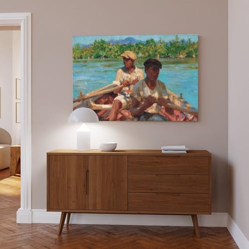 Impression sur toile bateau rivière noire Jamaïque déco bureau - 6