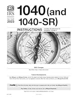 1040 and 1040-SR Insturctions Tax Year 2023: Including the Instructions for Schedules 1 through 3 B0CQWGWVTP Book Cover
