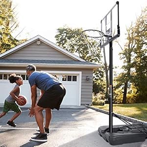 FIRE FLY Basketball Hoop with Backboard Basketball Stand Height Adjustable Backboard Hoop Kit Indoor Outdoor Basketball Hoop with Stand