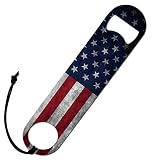 Vintage USA Flag Heavy Duty Bottle Opener Independence Day Bottle Opener Suitable for Kitchen Bar or