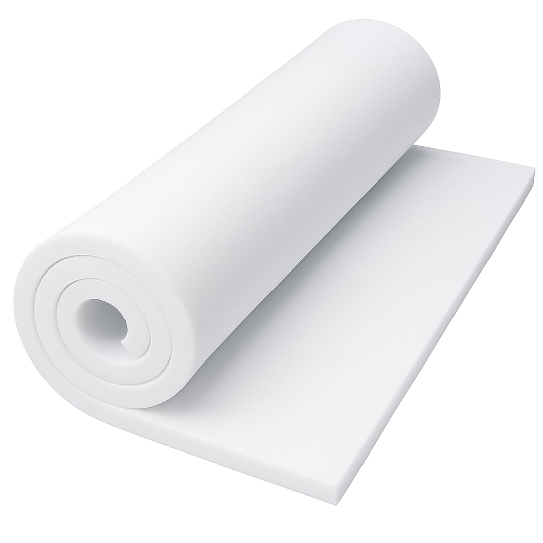 All4All Mousse de Rembourrage - Mousse Haute densité pour canapés et assises - D 25/44-60x200x5