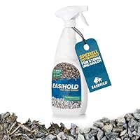 Easihold vuba ROCKS - 800 ml Kunstharz-Kieskleber mit Applikator zum Verkleben von Steinen, Rinden und Kies auf Grenzen, Terrassen und Gartenwegen, hält bis zu 3 Jahre, ungiftig, gebrauchsfertig