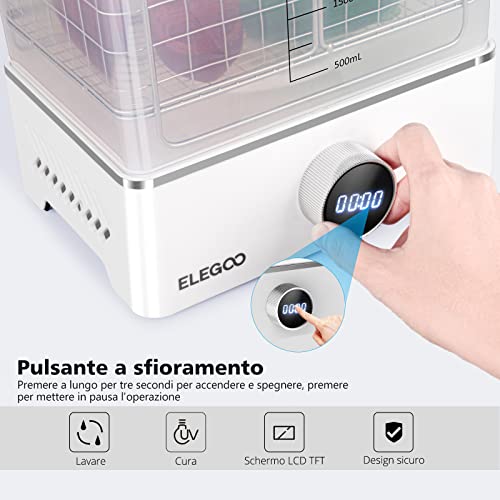 ELEGOO Mercury X Bundle con Stazione di Lavaggio Separata e Stazione di Polimerizzazione per Stampante 3D in Resina di Grandi Dimensioni, Compatibile con Stampante 3D ELEGOO Saturn, Mars mSLA