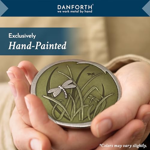 Espejo de mano Danforth Pewter de 3 pulgadas miniatura 2