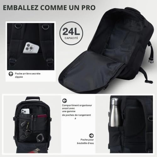 Valise Cabine Voyage Avion : Cabin Max Metz Bagage- Bagage de cabine Mixte (Top 1) – Image 5