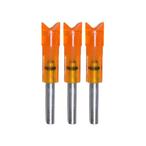 Lumenok Gold Tip Crescent Bolt End (3-Pack), HD ORANGE Cover