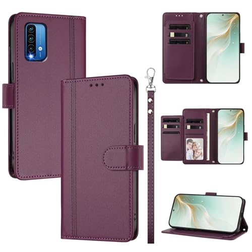 �X�}�z�P�[�X �Ή��@�� for Xiaomi Poco M3,�Ή��@�� for Redmi 9 Power / 9T / Note 9 4G �X�}�z�P�[�X�y�E�H���b�g�f�U�C�� �f���A���J�[�h�X���b�g �L���b�V�� �t���b�v���X�^���h �����h�~�zViolet